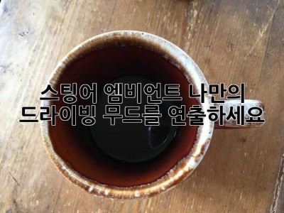 스팅어 엠비언트: 나만의 드라이빙 무드를 연출하세요 ✨