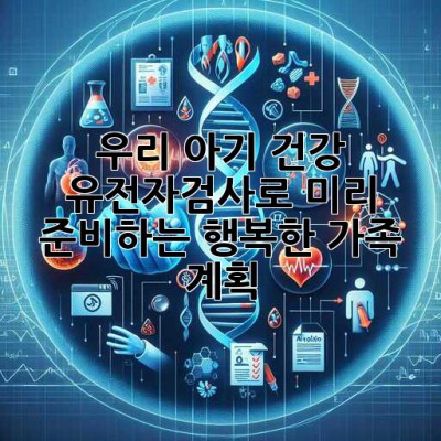 👶🏻 우리 아기 건강, 유전자검사로 미리 준비하는 행복한 가족 계획 👨‍👩‍👧‍👦