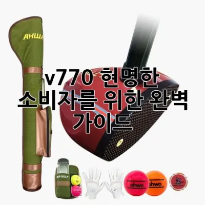 v770, 현명한 소비자를 위한 완벽 가이드