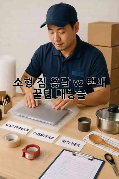 📦 소형 짐, 용달 vs 택배?! 꿀팁 대방출! 🚚
