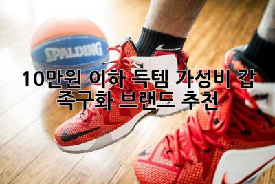 10만원 이하 득템! 가성비 갑 족구화 브랜드 추천 ✨