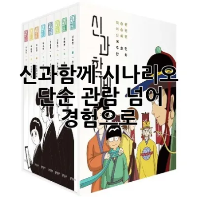 신과함께 시나리오: 단순 관람 넘어, 경험으로!