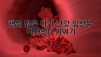 햇살 닮은 아기 건강, 임산부 비타민D 이야기☀️