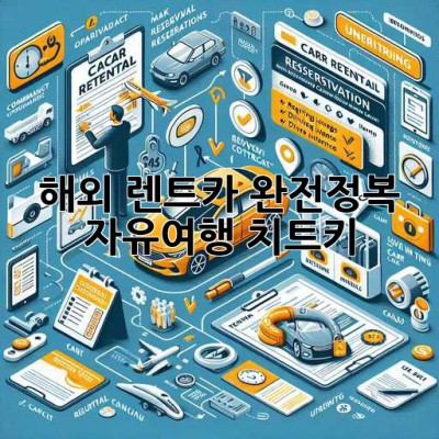 해외 렌트카 완전정복 🚗🗺️: 자유여행 치트키!